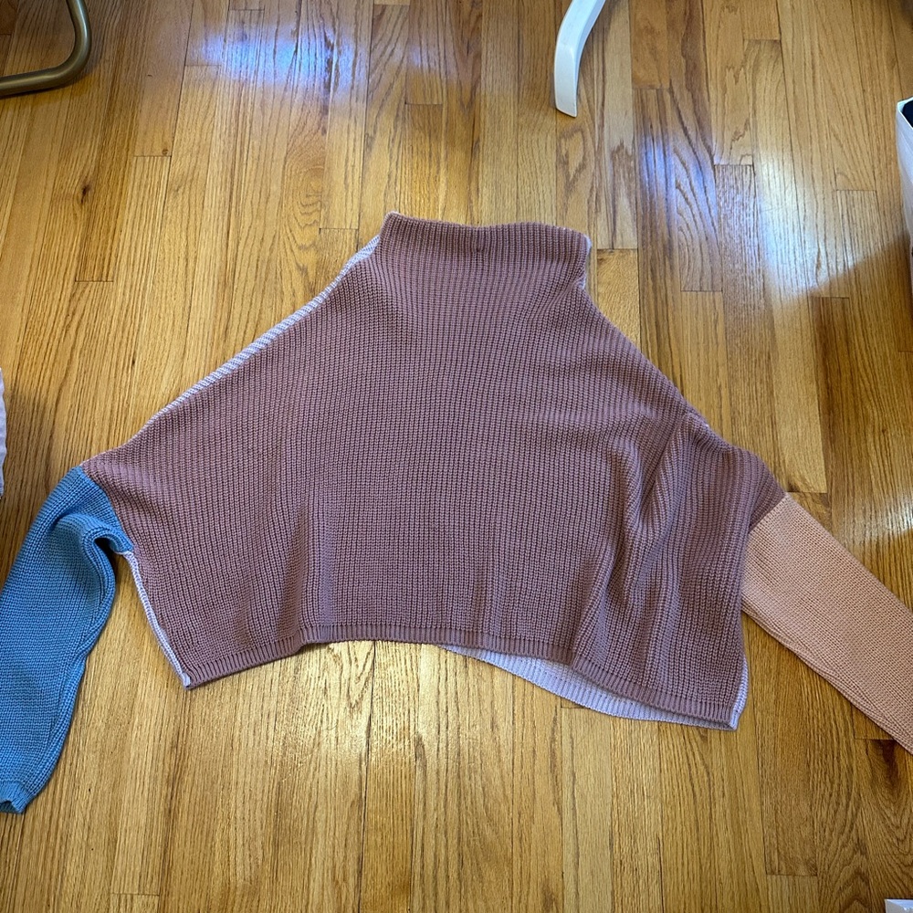 PrettyLittleThing Multicolor Turtleneck Sweater